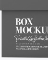 Paper Box with Label Mockup