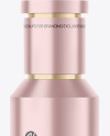 Metallic Cosmetic Bottle Mockup