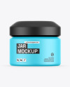 Matte Cosmetic Jar Mockup