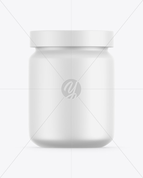 Matte Food Jar Mockup
