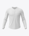 Long Sleeve T-Shirt Mockup - Front View