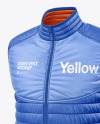 Glossy Nylon Down Vest Mockup