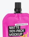 Matte Doy-Pack Mockup