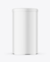 Round Tin Can w/ Matte Finish Mockup