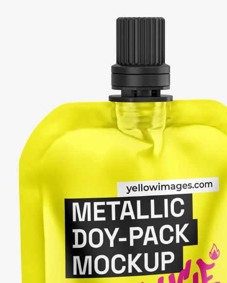 Metallic Doy-Pack Mockup