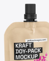 Kraft Doy-Pack Mockup