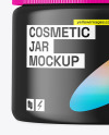 Matte Cosmetic Jar Mockup