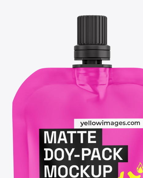 Matte Doy-Pack Mockup