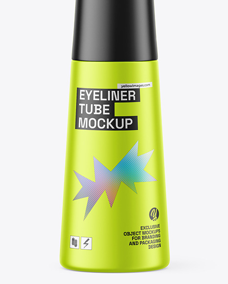 Metallic Eyeliner Tube Mockup