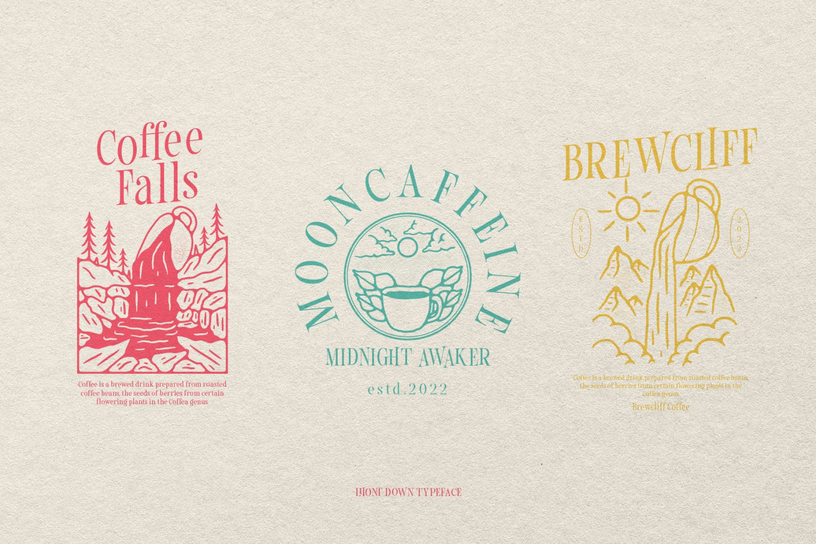 Lhont Down Typeface Lhont Down Typeface