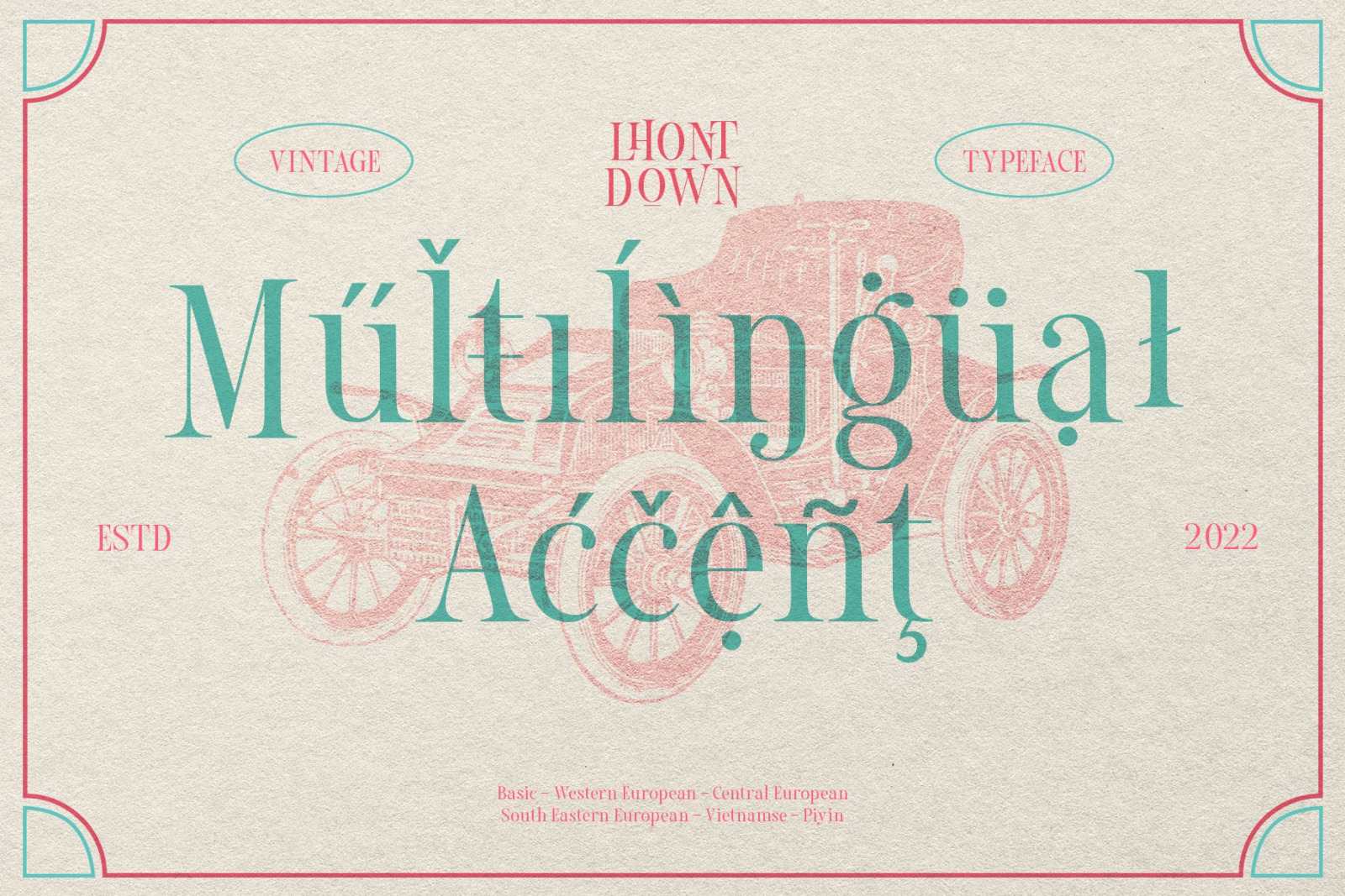 Lhont Down Typeface