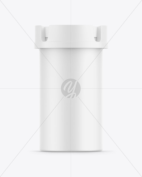 Matte Pills Jar Mockup