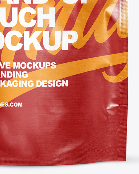 Glossy Stand-up Pouch Mockup