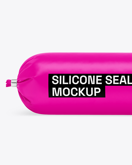 Matte Package Silicone Sealant Mockup