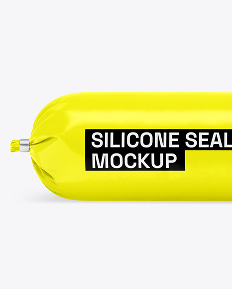 Glossy Package Silicone Sealant Mockup