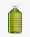 Green Oil Bottle Mockup