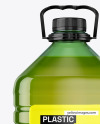 Green Oil Bottle Mockup