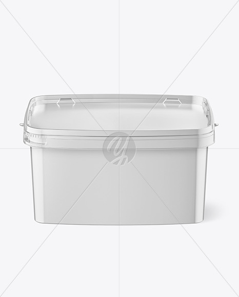 Metallic Bucket Mockup