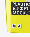 Metallic Bucket Mockup