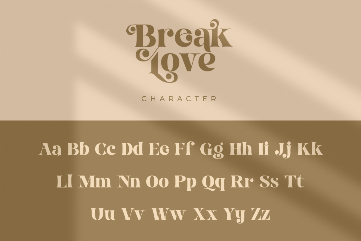 Break Love | Classy Retro Font Break Love | Classy Retro Font
