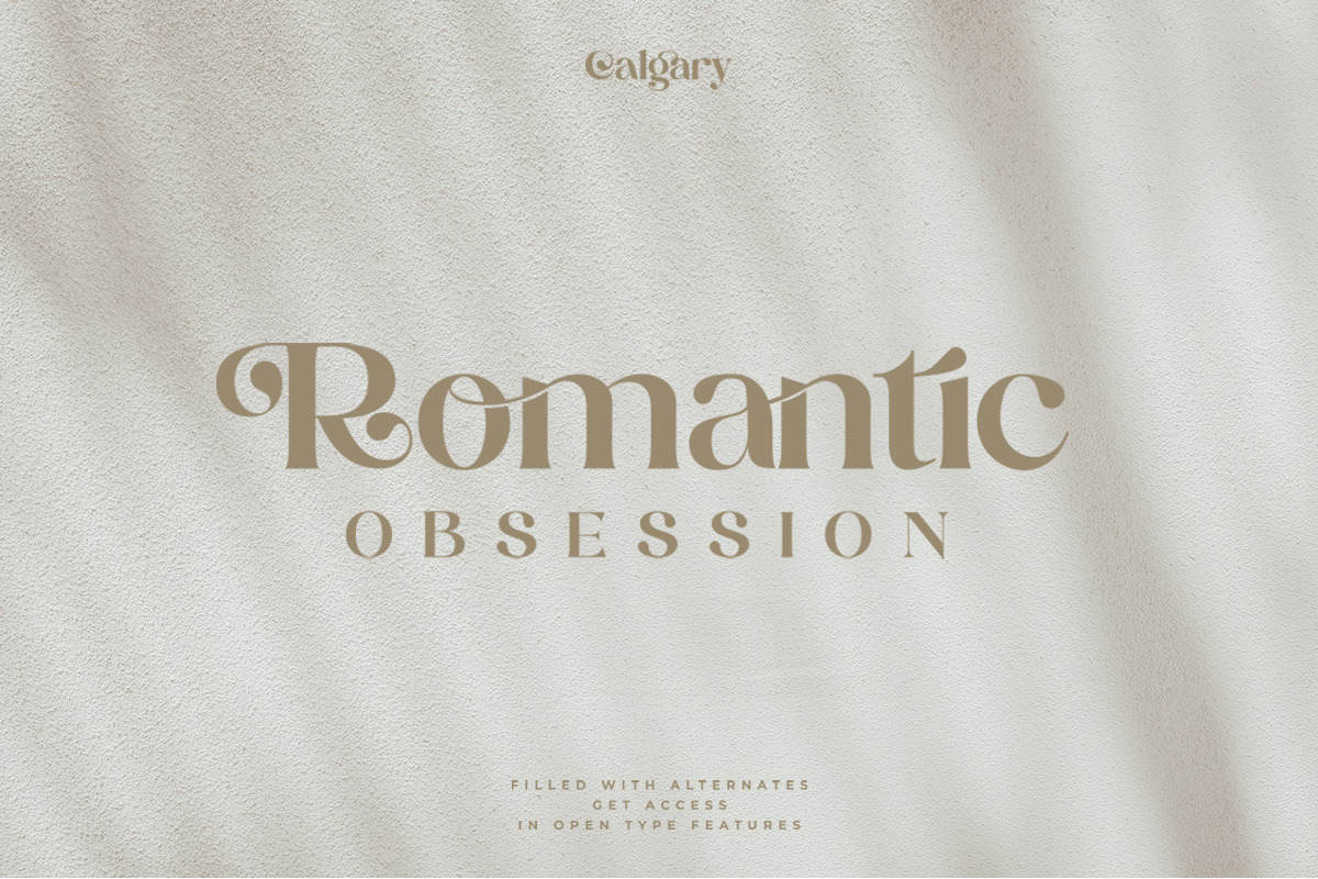 Calgary | New Stylish Serif Font Calgary | New Stylish Serif Font