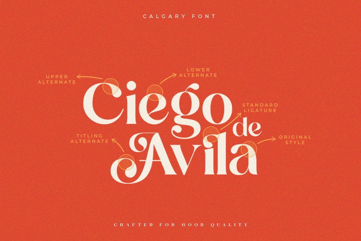 Calgary | New Stylish Serif Font Calgary | New Stylish Serif Font