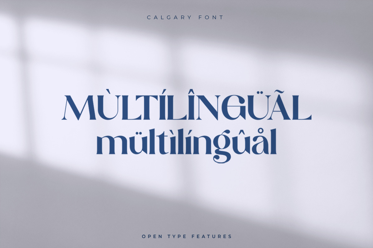 Calgary | New Stylish Serif Font Calgary | New Stylish Serif Font
