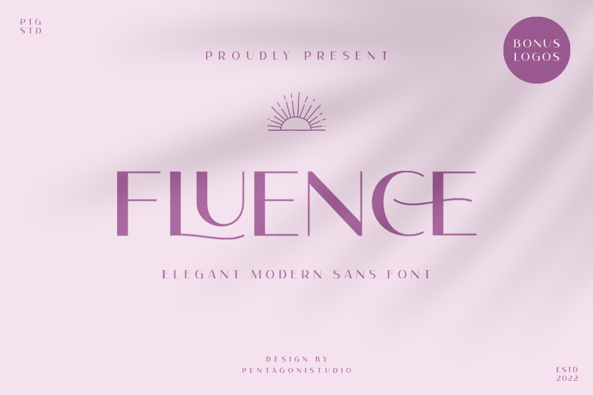 Fluence | Elegant Modern Sans Font Fluence | Elegant Modern Sans Font