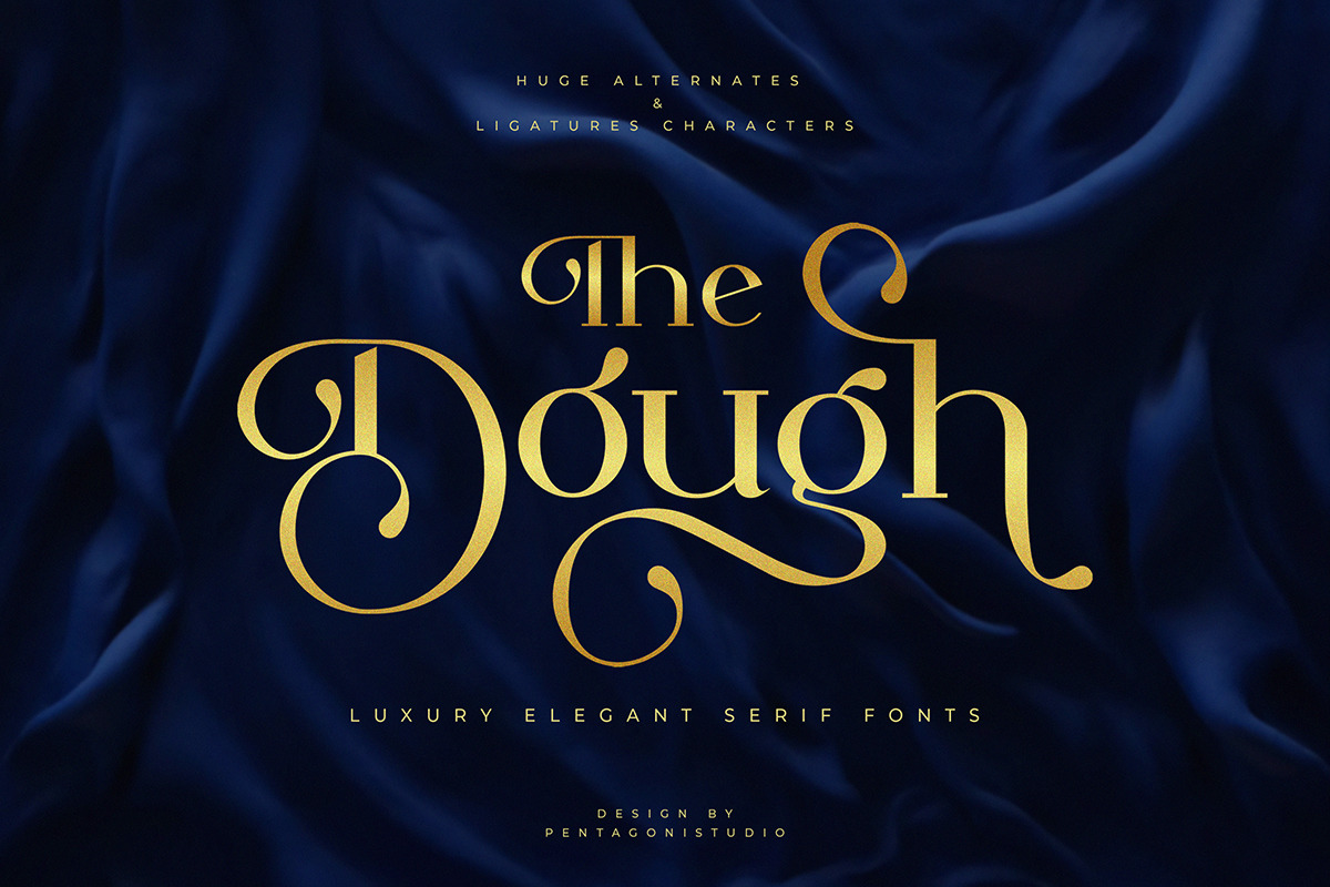The Dough | Luxury Style Serif Font The Dough | Luxury Style Serif Font