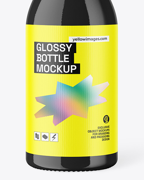 50ml Glossy Bottle Mockup