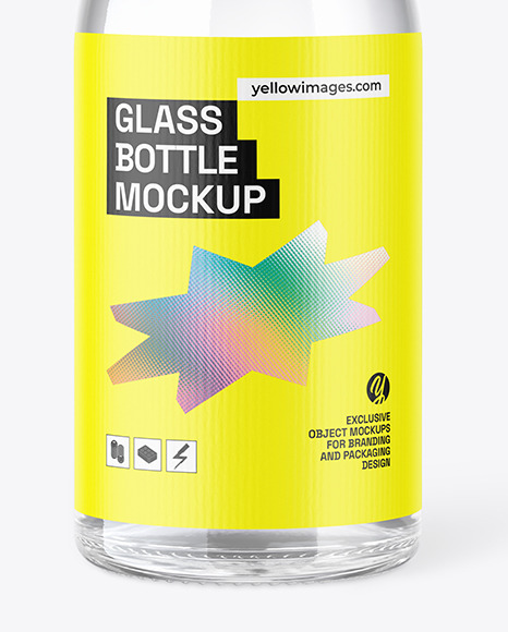 50ml Glass Bottle Mockup