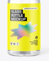 50ml Glass Bottle Mockup