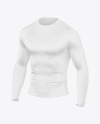 Long Sleeve Compression T-Shirt Mockup