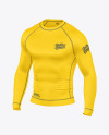 Long Sleeve Compression T-Shirt Mockup