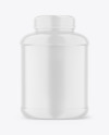 Glossy Protein Jar Mockup