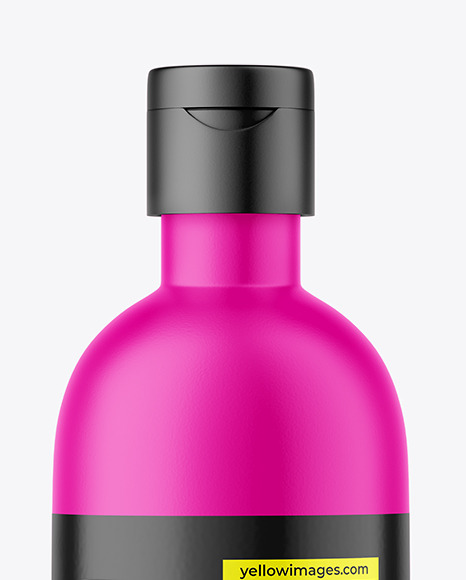 400ml Matte Cosmetic Bottle Mockup