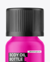 20ml Matte Cosmetic Body Oil Bottle Mockup
