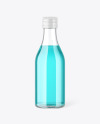 50ml Clear Glass Drink Bottle Mockup