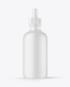 Matte Plastic Dropper Bottle Mockup