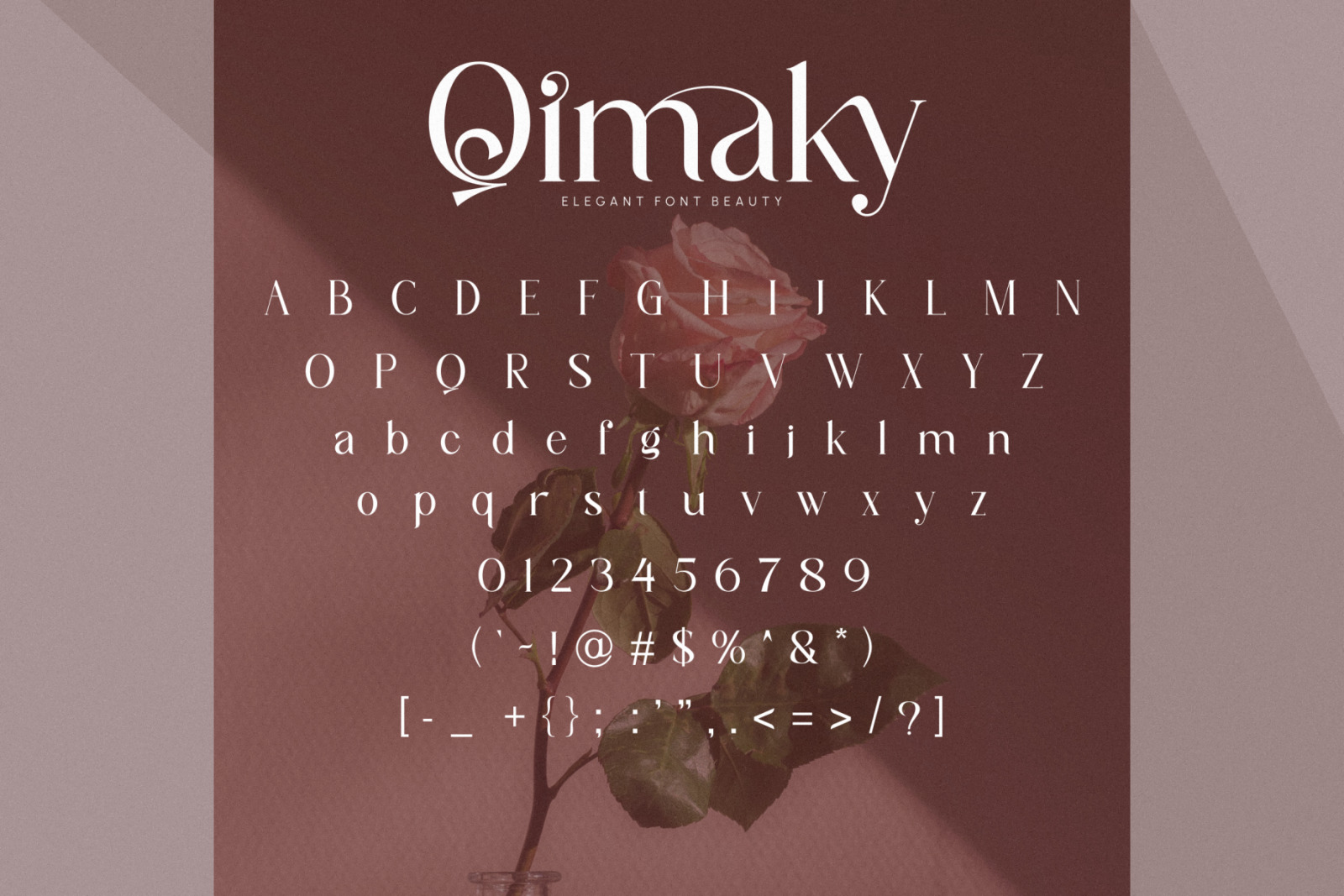 Qimaky - Elegant Font Beauty