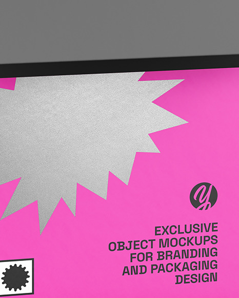 Opened Hanging Box Mockup