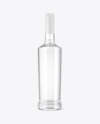 700ml Clear Glass Bottle Mockup