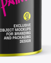 Glossy Paint Can Mockup