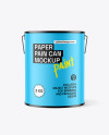 Paper Paint Can Mockup