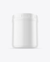 Glossy Protein Jar Mockup