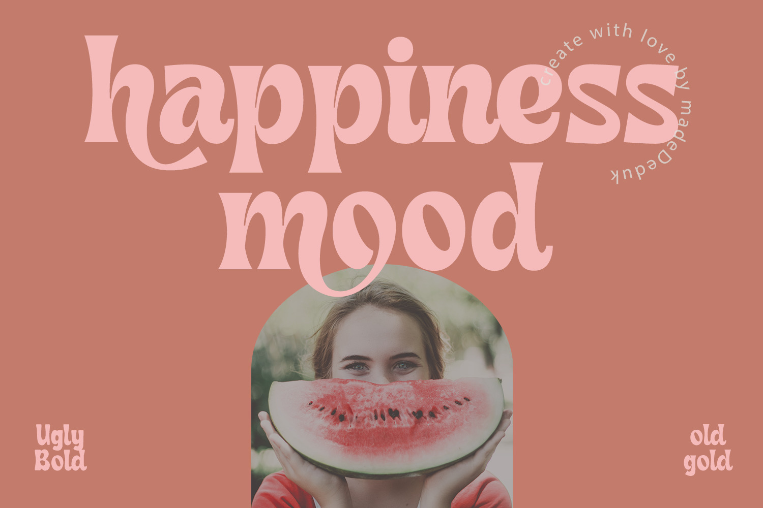 Happiness Mood - Retro Fonts