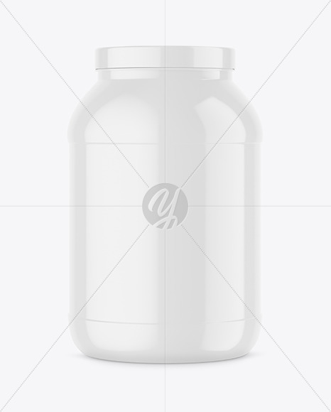 Glossy Nutrition Jar Mockup Glossy Nutrition Jar Mockup