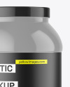 Glossy Nutrition Jar Mockup Glossy Nutrition Jar Mockup