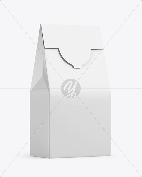 Matte Paper Food Bag Mockup