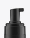 Matte Cosmetic Bottle with Pump Mockup